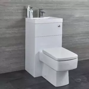 WC avec Lave-Mains Hudson Reed Design Cubique